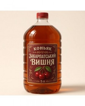 Коньяк Закарпатський Вишня 5 л