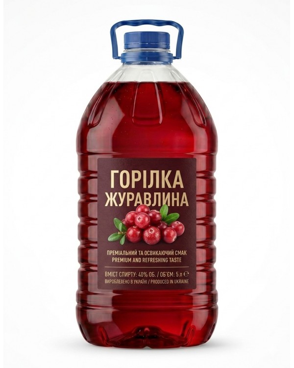 Горілка журавлина 5 л
